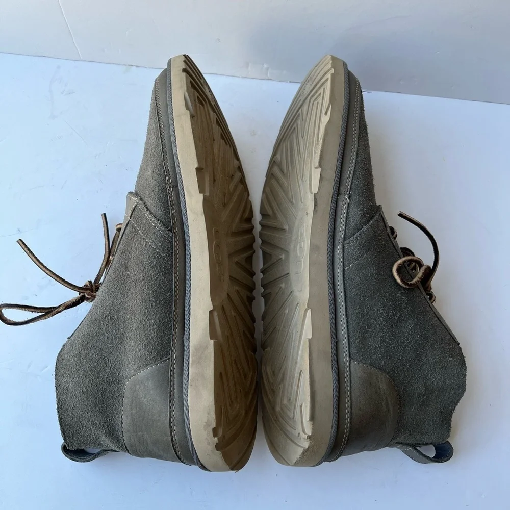 UGG Mens Gray Suede Leather Boot Neumel Size 13